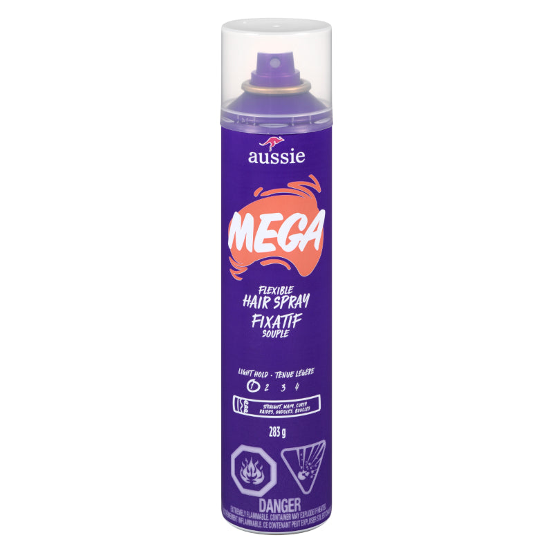 Spray Fijador Aussie Mega Flexible Cabello 283 g Head & Shoulders