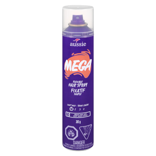 Spray Fijador Aussie Mega Flexible Cabello 283 g Head & Shoulders