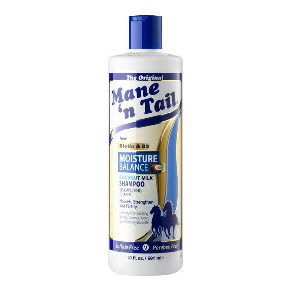 Shampoo Equilibrio de Humedad Leche de Coco 591 ml Mane N Tail