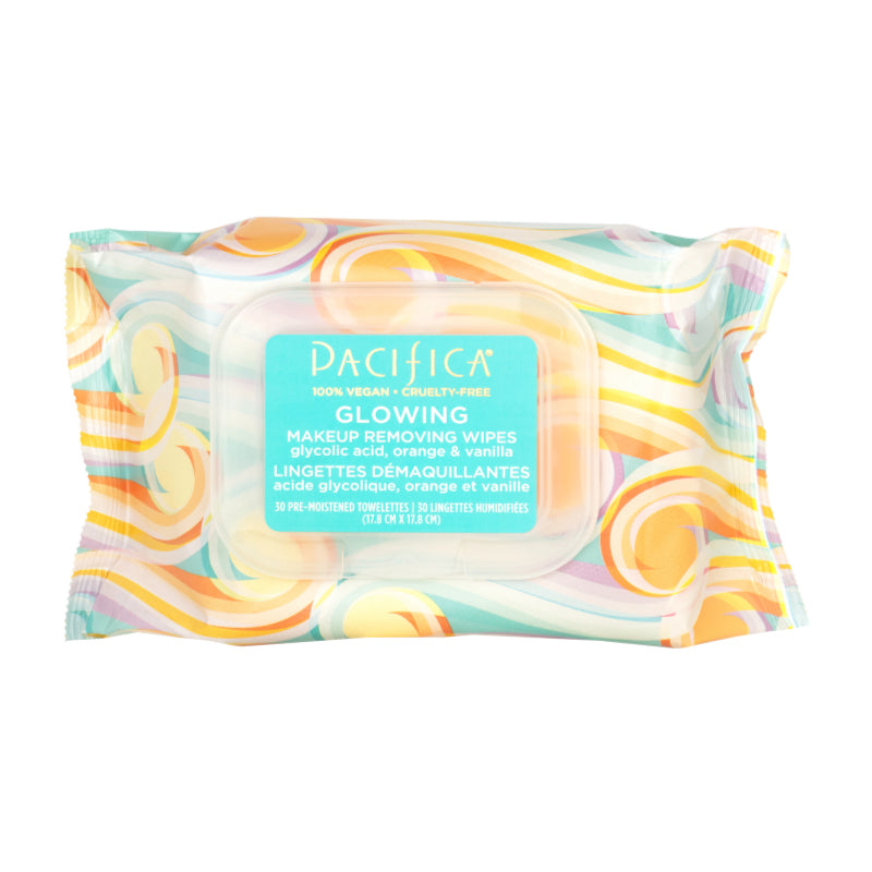 Limpiador Facial Glowing Makeup Toallitas Desmaquillantes Pacifica