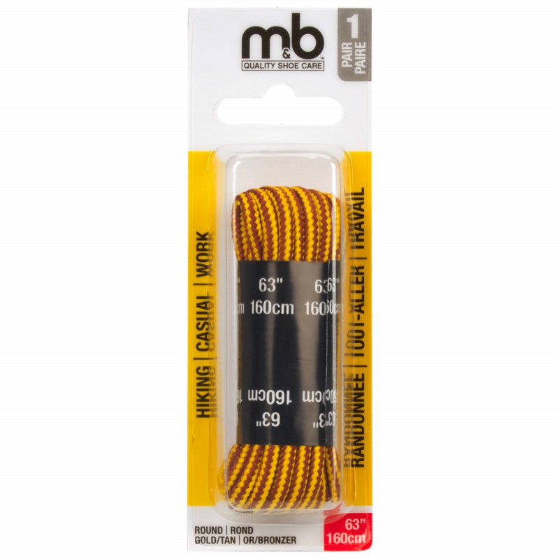 Cordones Redondos para Botas Café Claro 63 pulg. MONEYSWORTH AND BEST