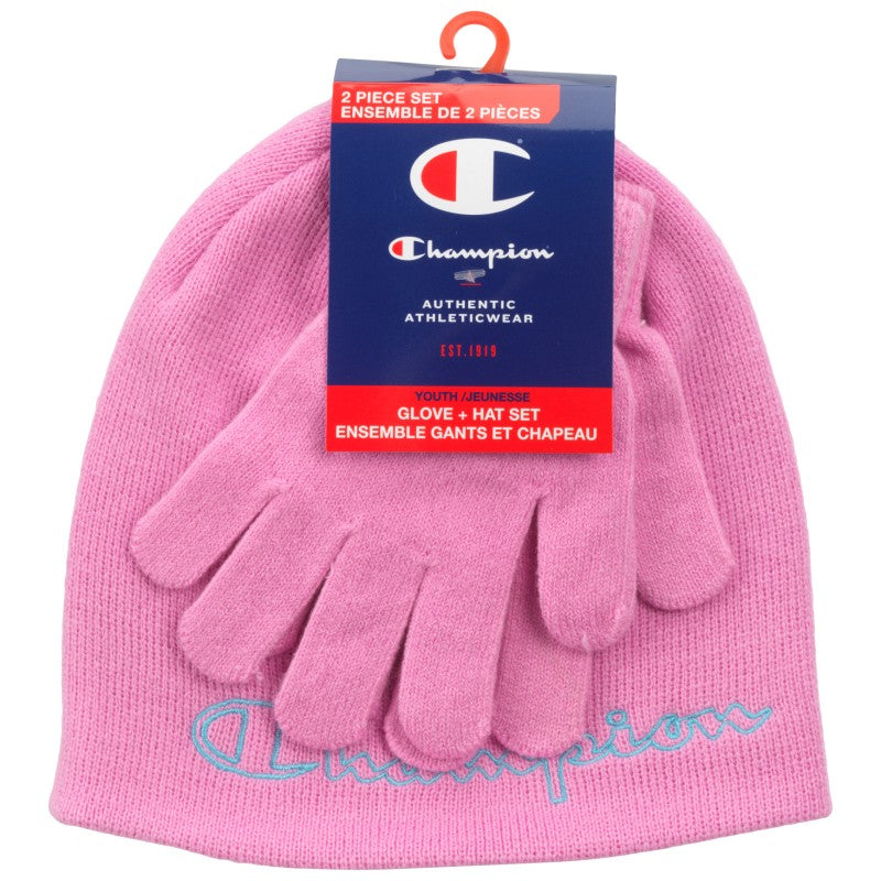 Set de Guantes y Gorro Talla Única Rosa Pastel Puma