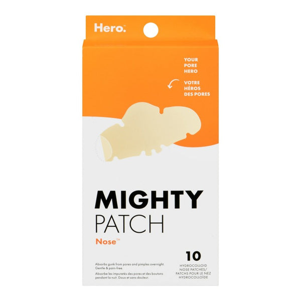 Parches para Nariz Mighty Patch 10 unidades HERO