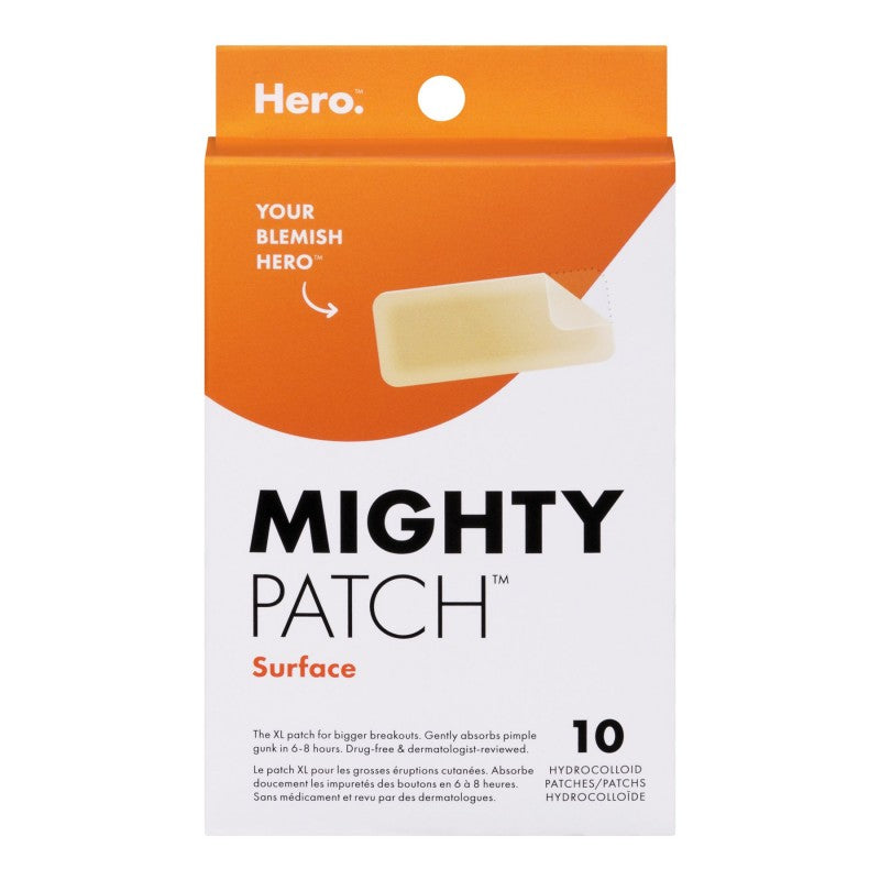 Parches para Acné Mighty Patch Surface 10 Unidades HERO
