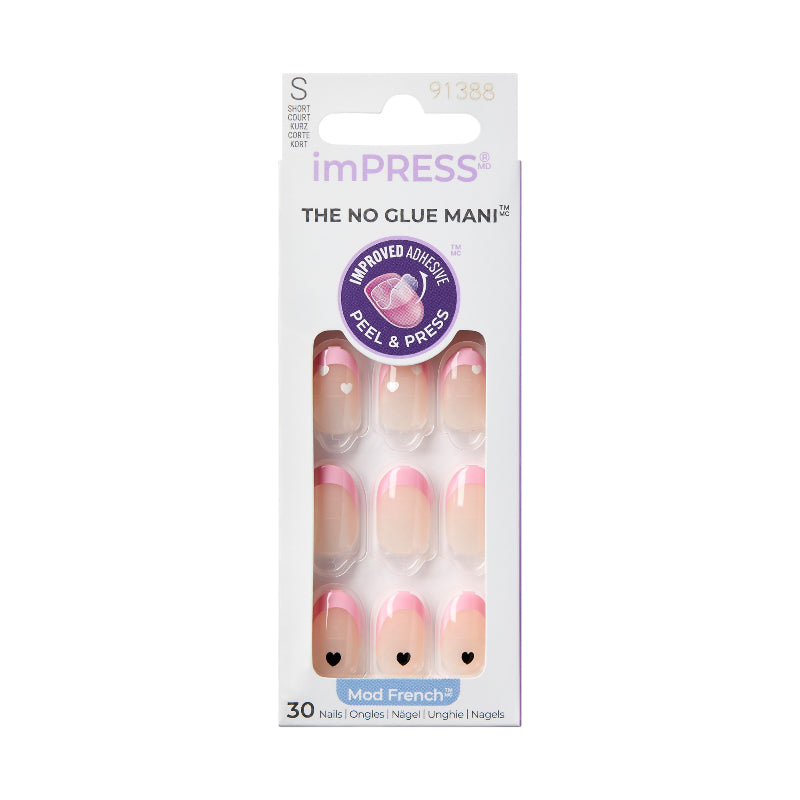 Maquillaje de Ojos ImPRESS Peel & Press Kiss Beauty Nails & Lashes