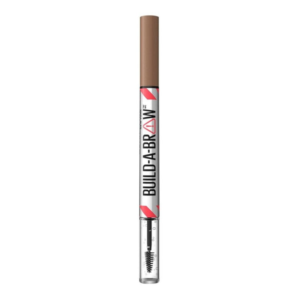 Lápiz de Cejas y Gel Fijador Build-A-Brow 2 en 1 Maybelline