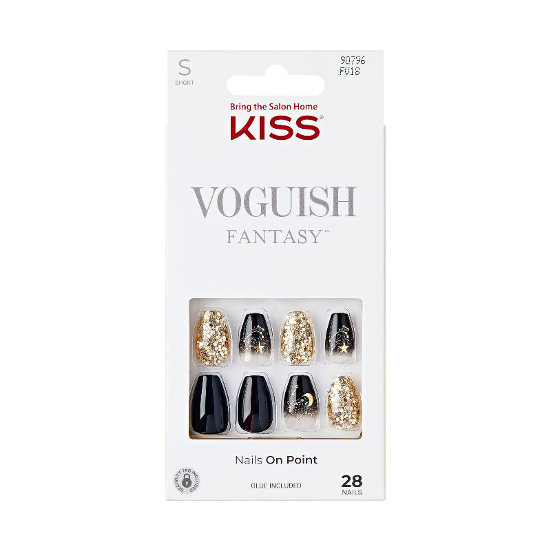 Maquillaje de Ojos Voguish Fantasy Uñas On Kiss Beauty Nails & Lashes