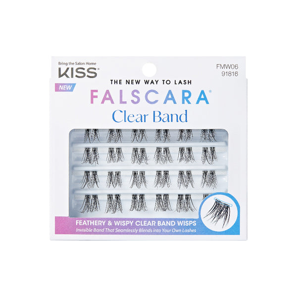 Pestañas Postizas Falscara Transparentes KISS BEAUTY NAILS & LASHES