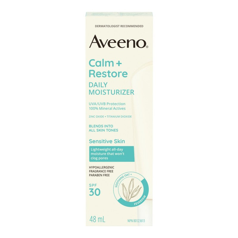 Hidratante Facial Diario CALM+RESTORE SPF 30 48 ml Aveeno