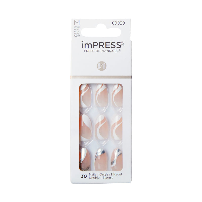 Esmalte ImPRESS Press-on Manicure Uñas Kiss Beauty Nails & Lashes