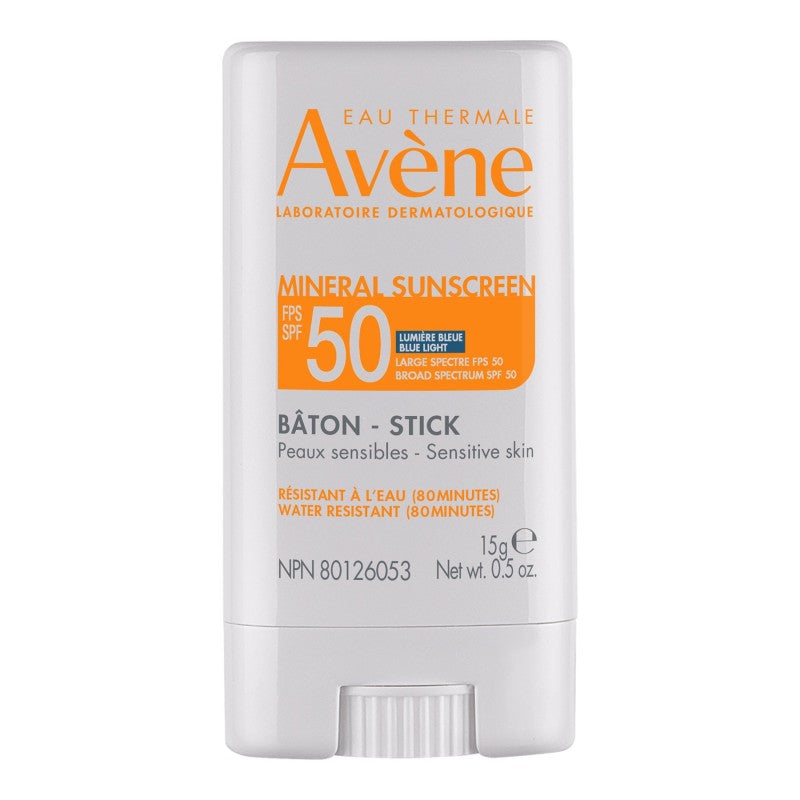 Protector Solar Mineral en Barra SPF 50 15 g AVENE