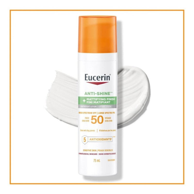 Protector Solar Loción Ligera Anti-Brillo SPF 50 75 ml EUCERIN SUN