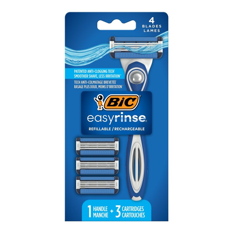 Afeitadora Recargable Easyrinse 4 Hojas 4 unidades BIC