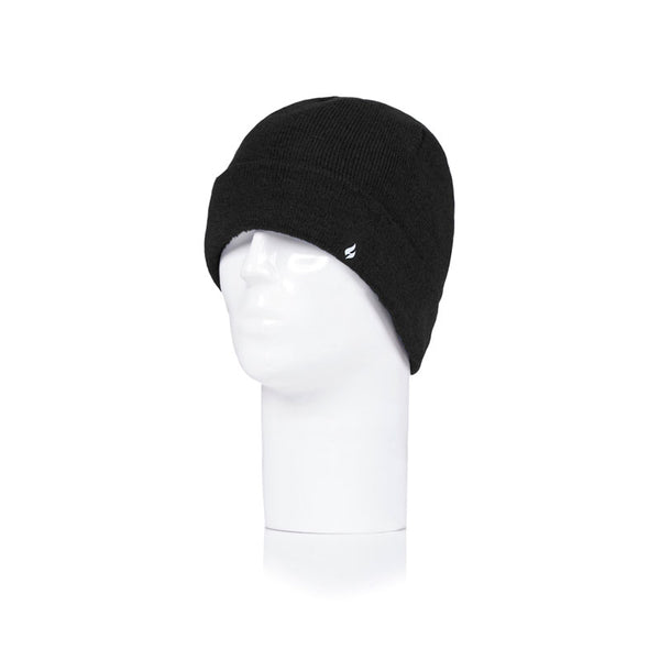 Gorro Roll Edge para Hombre - Negro - Talla Única Heat Holders