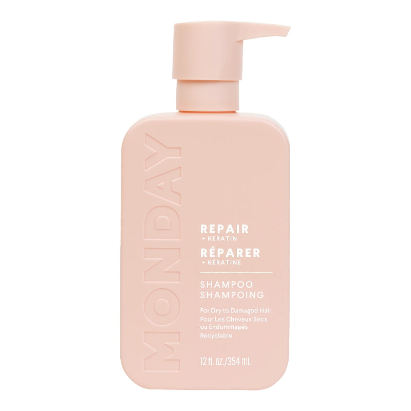 Shampoo Reparador con Keratina 354 ml MONDAY Haircare