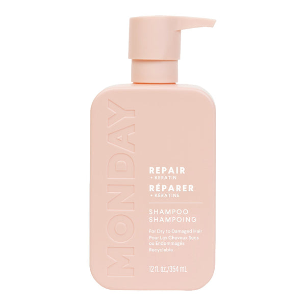 Shampoo Reparador con Keratina 354 ml MONDAY Haircare