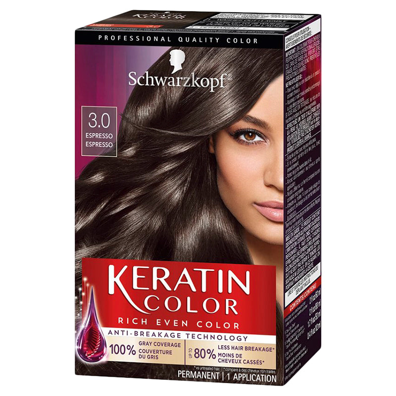 Tinte Permanente Espresso 3.0 KERATIN COLOR