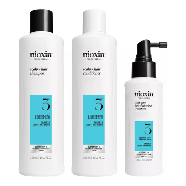 Set Shampoo, Acondicionador y Tratamiento System 3 Nioxin
