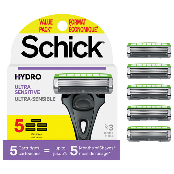 Cartuchos de Recambio Hydro Ultra Sensitive 5 un. Schick