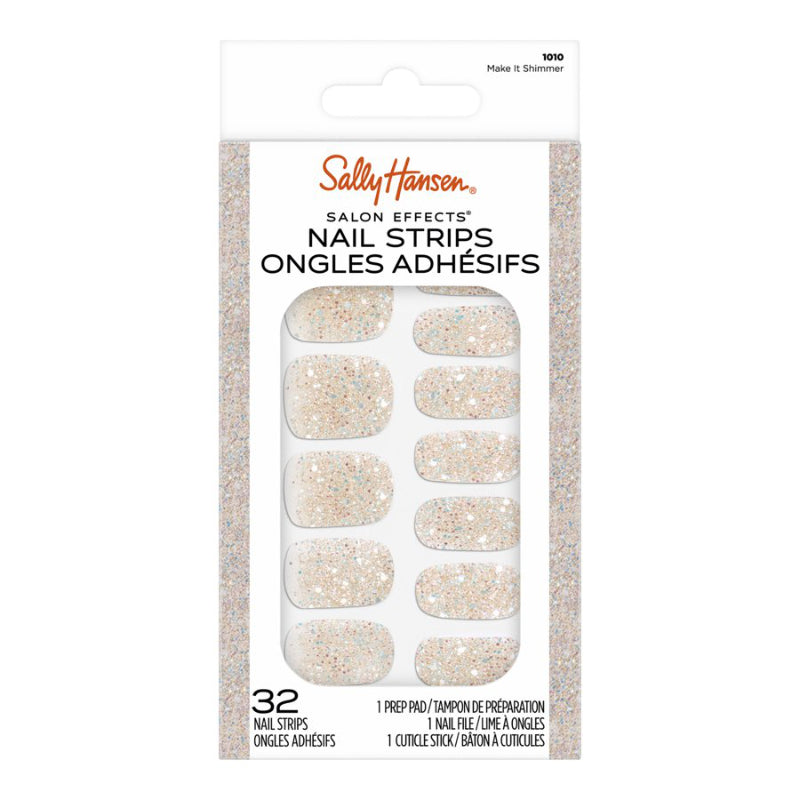 Salon Effects Uñas Strip Set - Make It Shimmer (1010) Sally Hansen