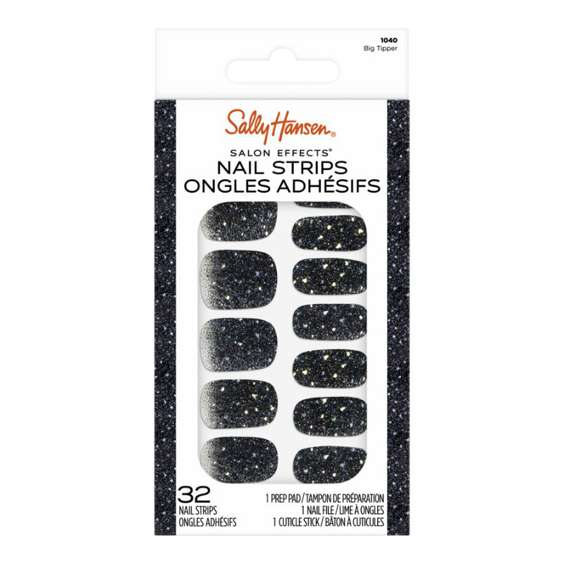 Salon Effects Uñas Strip Set - Big Tipper (1040) - 32's Sally Hansen