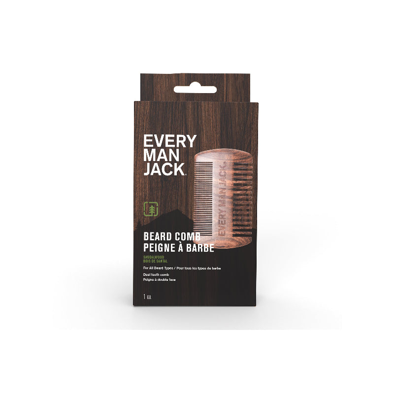 Peine para Barba de Madera de Ébano Every Man Jack
