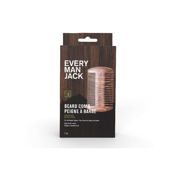 Peine para Barba de Madera de Ébano Every Man Jack