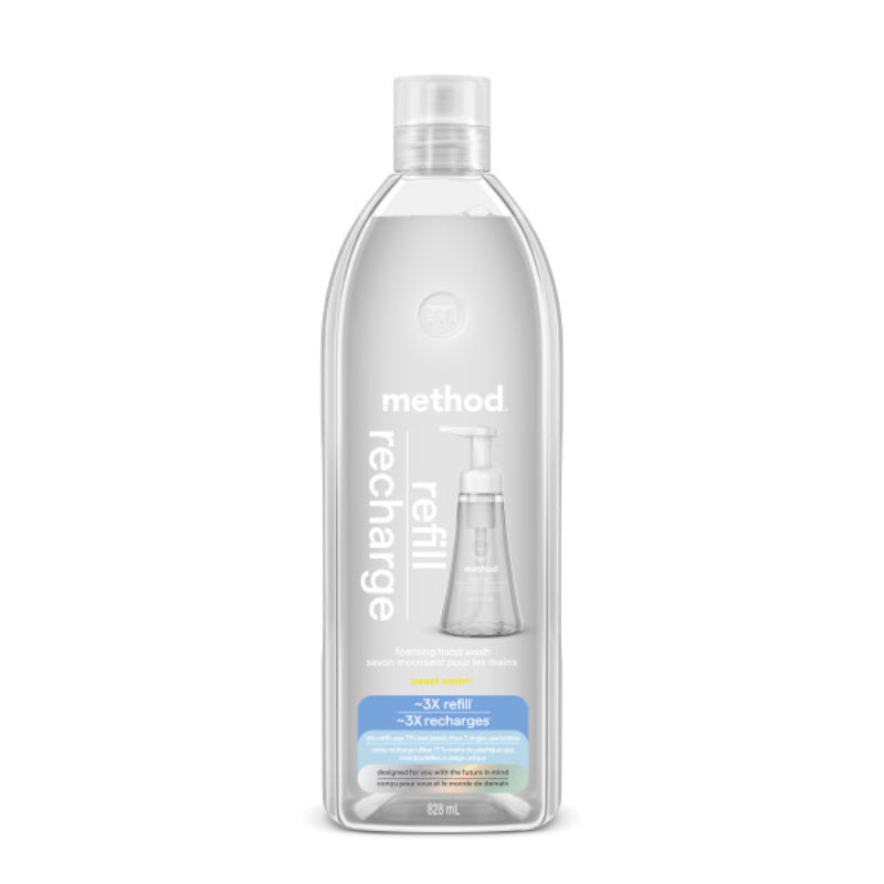 Jabón de Manos en Espuma Repuesto Agua Salada 828 ml Method