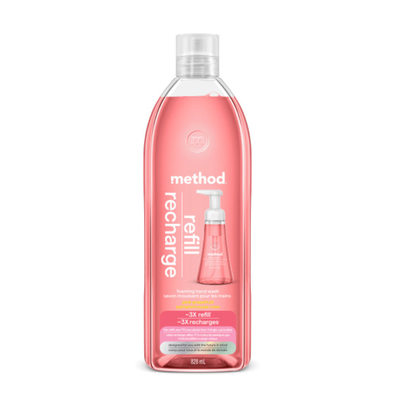 Jabón de Manos en Espuma Repuesto Pomelo Rosado 828 ml Method
