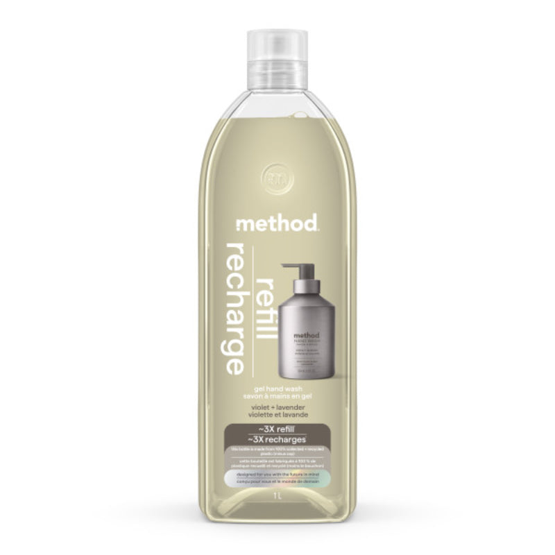Jabón de Manos en Gel Repuesto Violeta y Lavanda 1 L Method