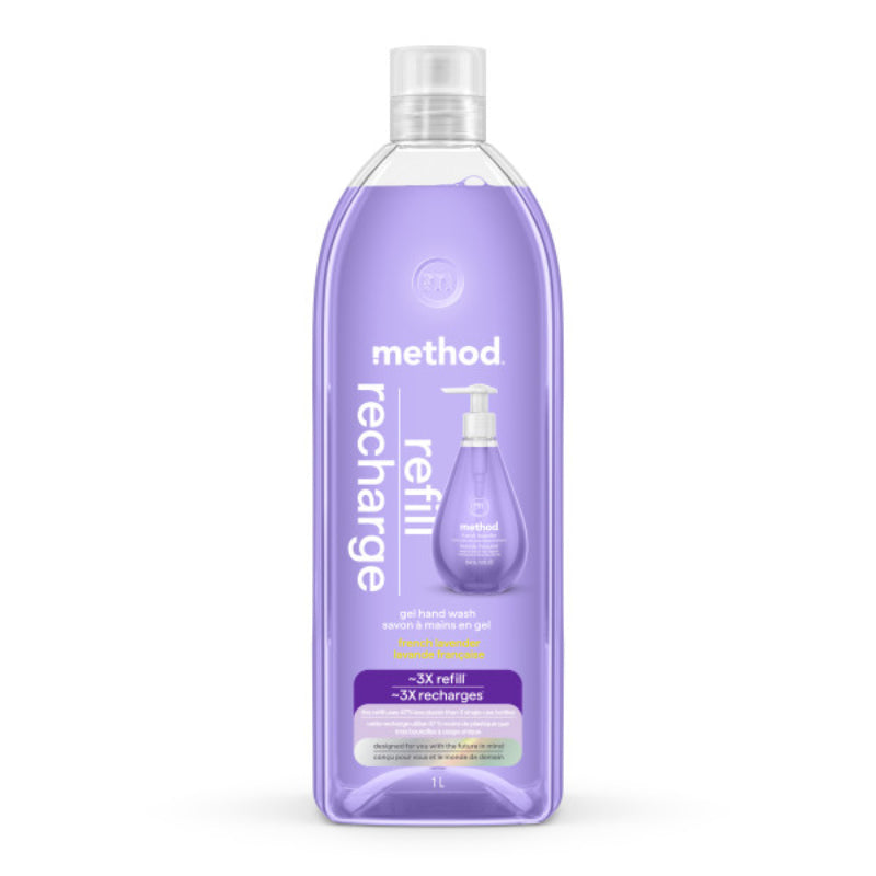 Jabón de Manos en Gel Repuesto Lavanda Francesa 1 L Method
