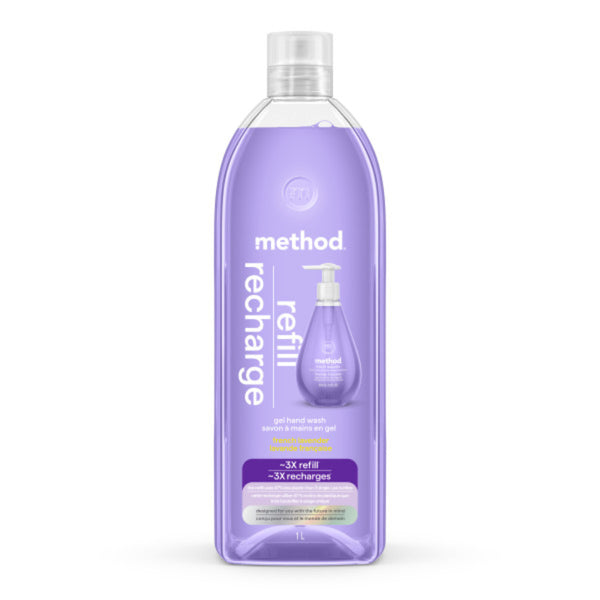 Jabón de Manos en Gel Repuesto Lavanda Francesa 1 L Method