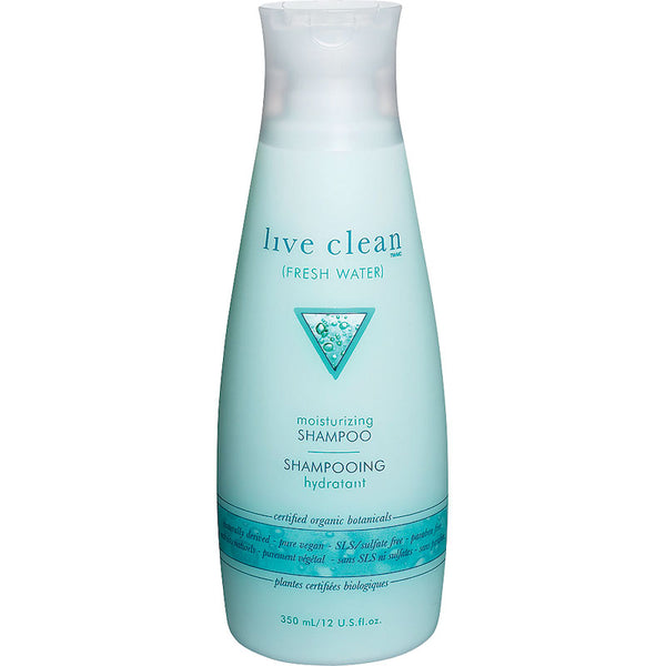 Shampoo Humectante Agua Fresca 350 ml Live Clean