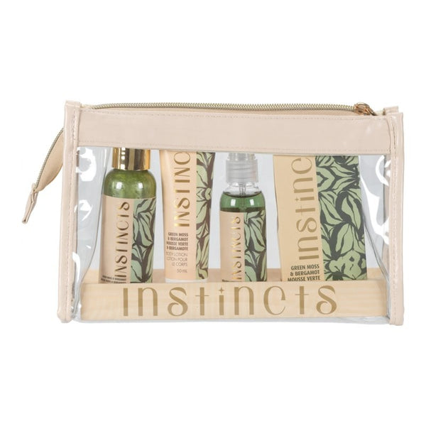 Instincts Jet Set Travel Kit - Green Moss & Bergamot - 5 Sin marca