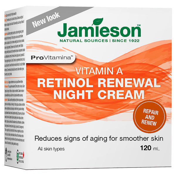 Crema Facial ProVitamina Vitaminas a Retinol 120 ml Jamieson
