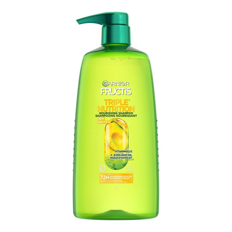 Shampoo Fructis Triple Nutrición 1 L Garnier