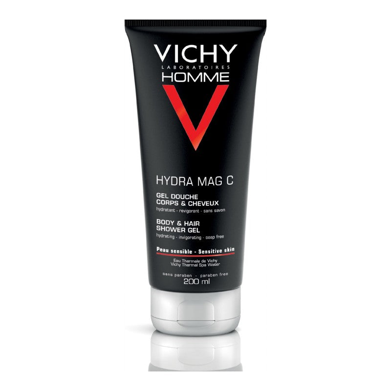Gel de Baño Hydra Mag C Cuerpo y Cabello 200 ml Vichy Homme