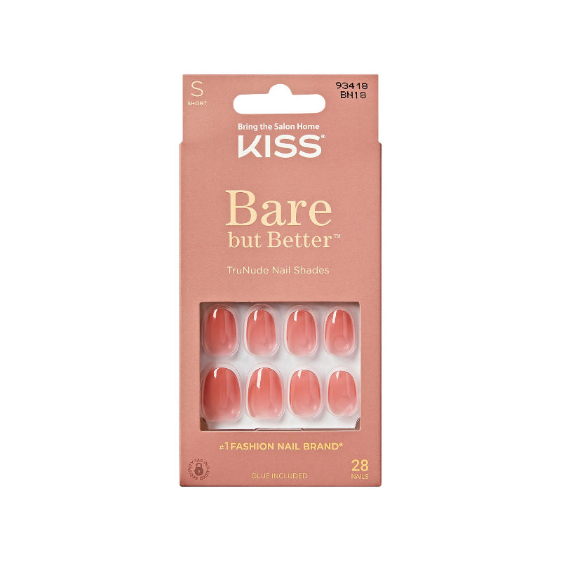 Maquillaje de Ojos Bare But Better Uñas Kiss Beauty Nails & Lashes