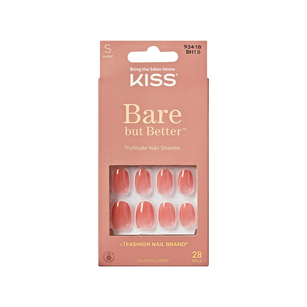 Maquillaje de Ojos Bare But Better Uñas Kiss Beauty Nails & Lashes