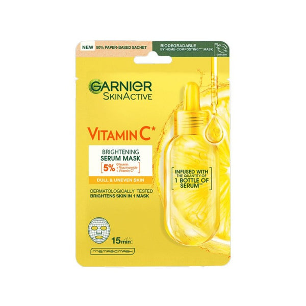 Sérum Facial SkinActive Vitamina C Mascarilla Garnier
