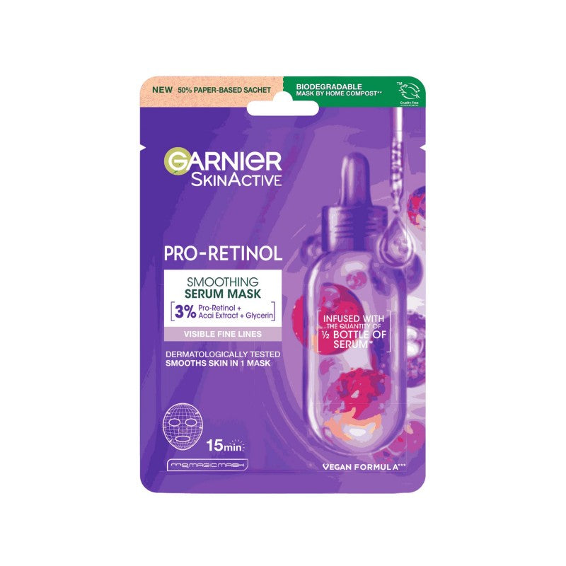 Sérum Facial SkinActive Pro-retinol Mascarilla Garnier
