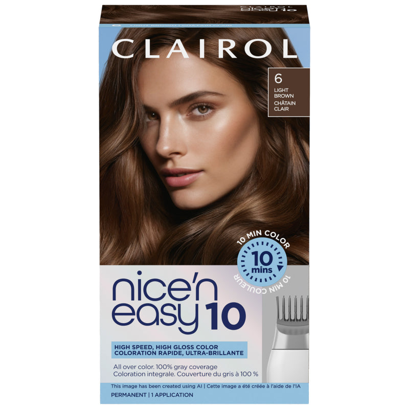 Tintura Permanente para el Cabello 10 CLAIROL NICE & EASY