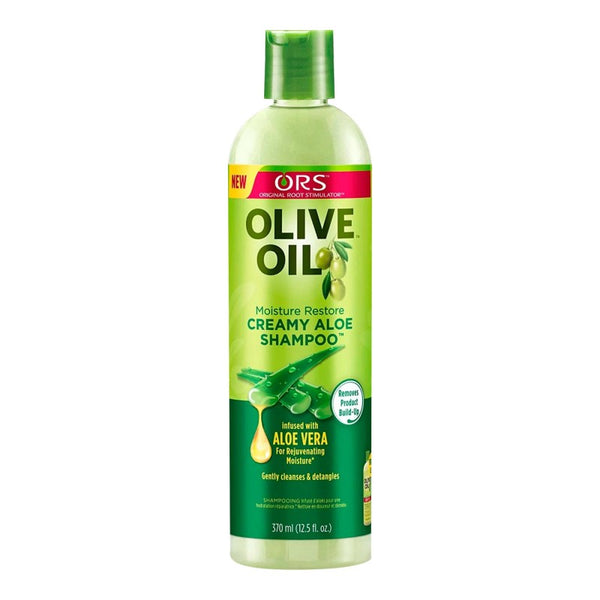 Shampoo ORS Aceite de Oliva Creamy Aloe Moisture 370 ml Organic Roots