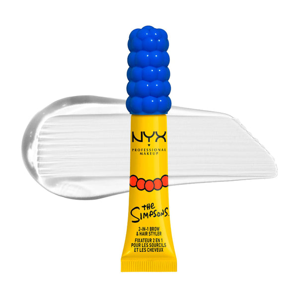 Gel 2 en 1 para Cejas y Cabello Marge Simpson Transparente NYX