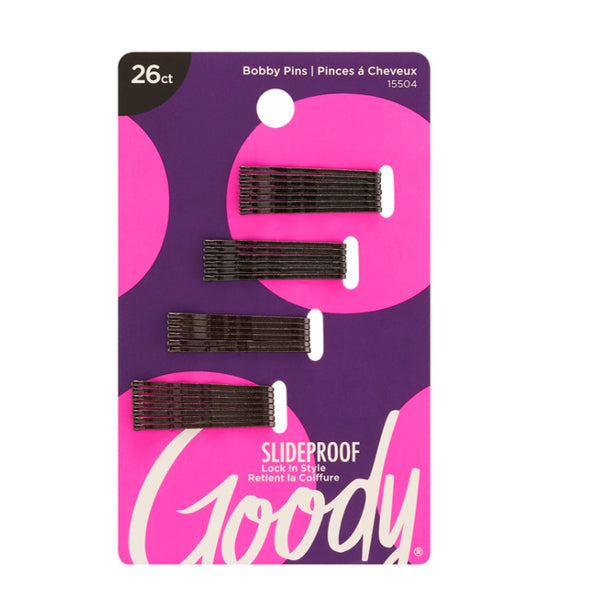 Colour Collection Bobby Pins - Black - 26s Goody