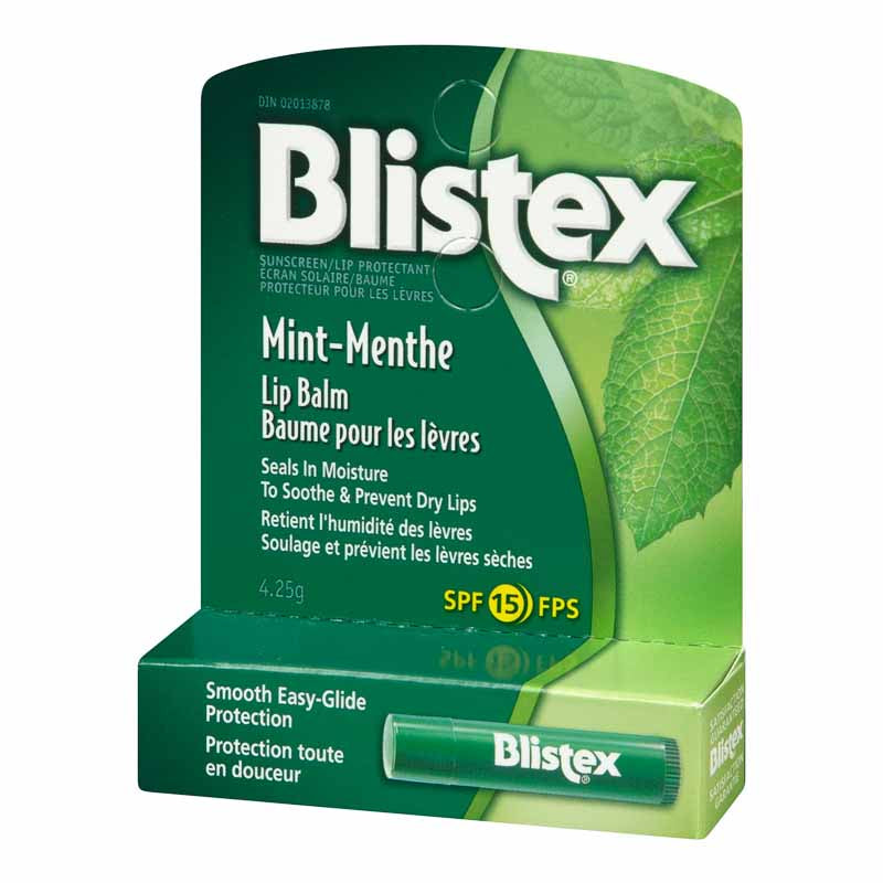 Protector Solar Bálsamo Labial - SPF 15 - Menta 4.25 g Blistex