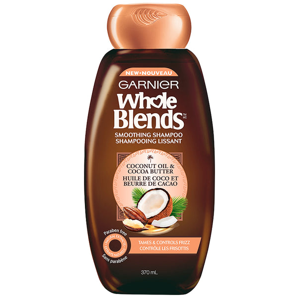 Shampoo Alisador Aceite de Coco y Manteca 370 ml Garnier Whole Blends