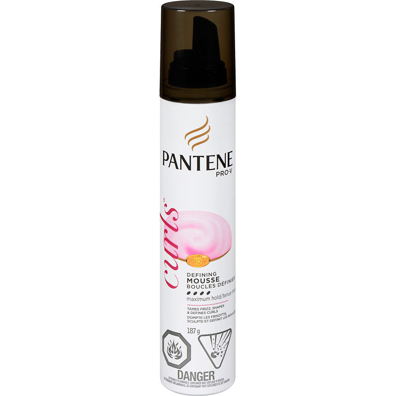 Mousse Capilar para Rizos Fijación Máxima 187 g Pantene