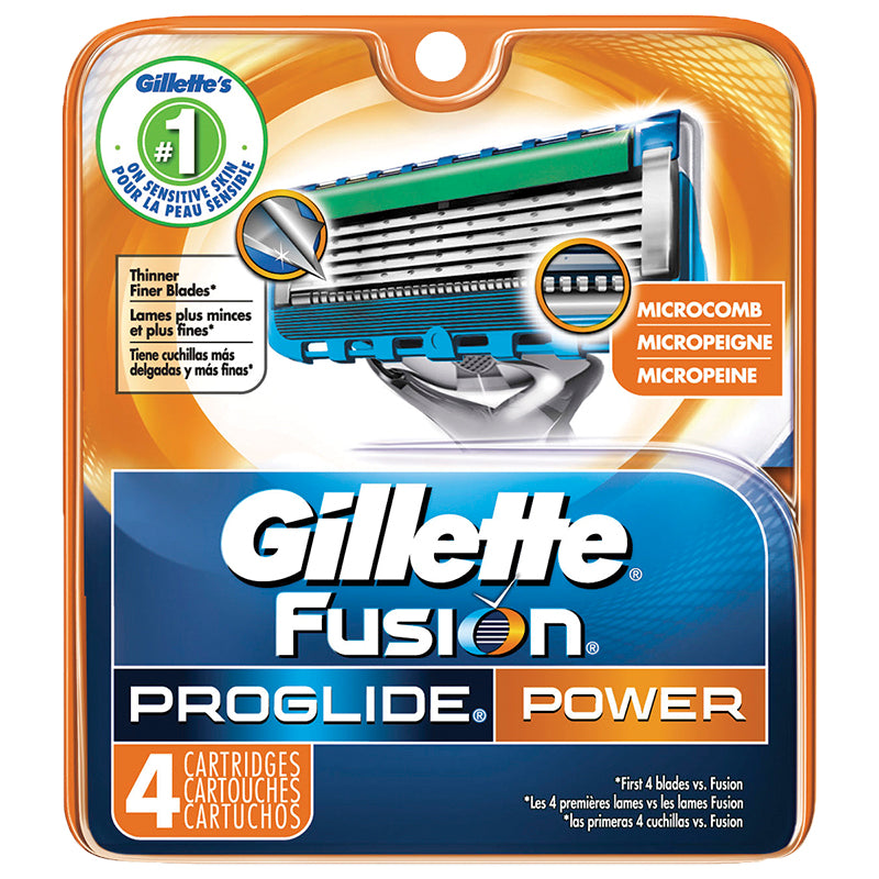 Repuestos de Afeitar Fusion ProGlide Power 4 Unidades Gillette