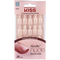Uñas Postizas Acrílicas Francesas Nude KISS SALON NAIL